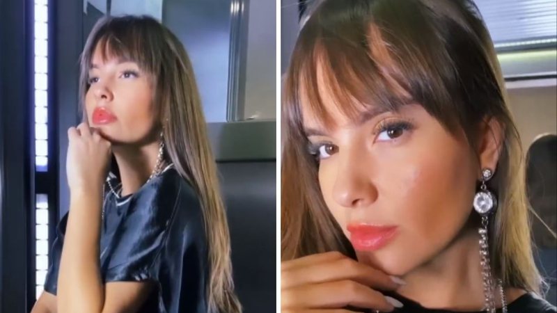Ex-BBB Thais Braz grava vídeo ousado em elevador e mostra look coberto de joias e grifes: "A mais linda do BBB21" - Reprodução/TV Globo