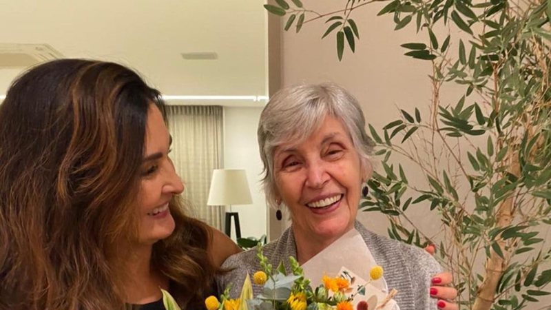 Após um ano difícil, Fátima Bernardes se emociona ao celebrar aniversário da mãe - Instagram