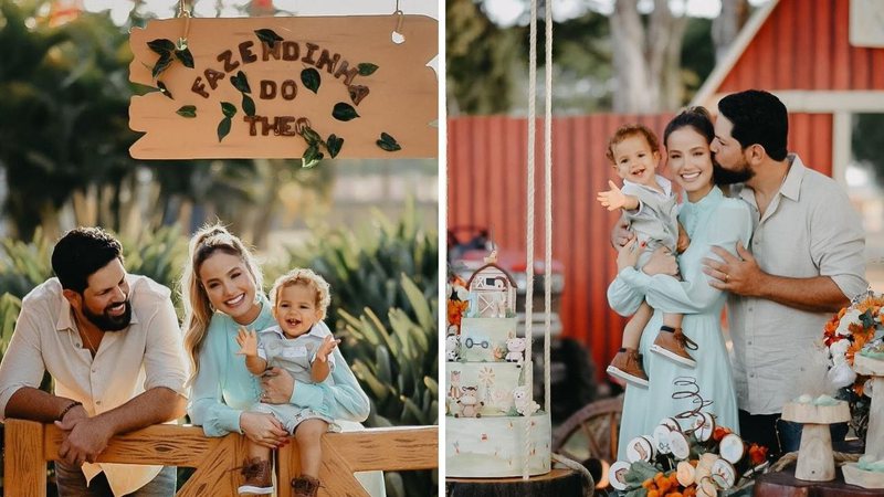 Fofura! Sorocaba e sua esposa comemoram primeiro aniversário do filho Theo: "Passou como um flash" - Reprodução/Instagram