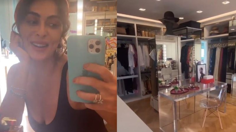 Juliana Paes exibe closet luxuoso e impressiona fãs - Arquivo Pessoal