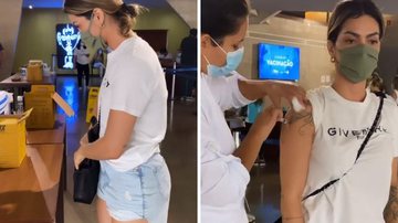 Kelly Key é vacinada aos 38 anos de idade e publica justificativa nas redes sociais: "Estava muito ansiosa" - Reprodução/TV Globo
