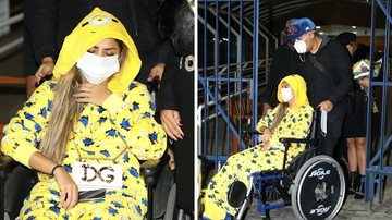 Lexa se emociona ao deixar hospital em cadeira de rodas após passar por cirurgia de emergência - AgNews