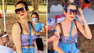 Após tomar a vacina nos Estados Unidos, Lívia Andrade publica desabafo: "O privilégio me incomodou muito" - Reprodução/Instagram