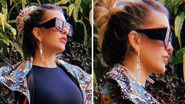 Grávida, Lore Improta posa com vestido coladinho e exibe barriguinha marcada com look sofisticado: "Casaco do papai" - Reprodução/Instagram