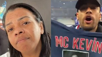 Mãe de MC Kevin se emociona após homenagem de Neymar Jr. na Copa da França: "Não tenho palavras" - Reprodução/Instagram