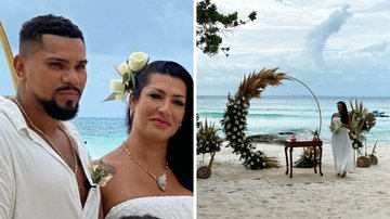 Apaixonada, Ellen Cardoso arma casamento surpresa com Naldo Benny em cenário paradisíaco: "Dia inesquecível" - Reprodução/Instagram