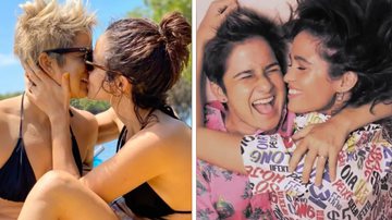Nanda Costa surge aos beijos com a noiva, Lan Lanh - Instagram