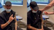 Aos 29 anos, Neymar recebe a primeira dose de vacina contra a Covid-19: "Chegou minha vez" - Reprodução/Instagram