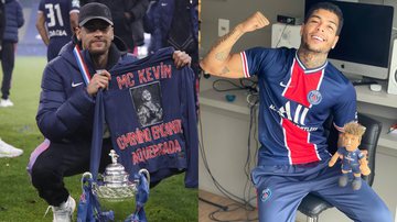 Neymar Jr. faz homenagem a MC Kevin após PSG vencer  Copa da França - Instagram