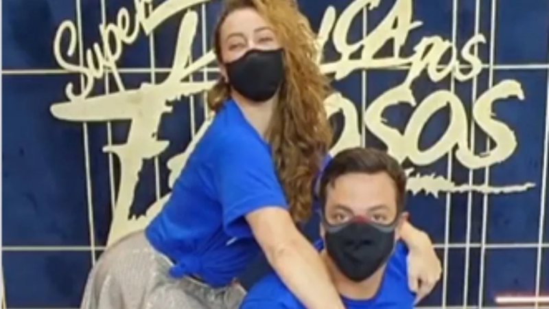 Esbanjando alegria, Paolla Oliveira surge aos risos em ensaio para 'Dança dos Famosos' e agita web: "Vai arrasar" - Reprodução/Instagram