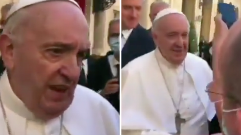 Papa Francisco tem reação sincera  ao encontrar brasileiros e diz que não temos salvação: "Muita cachaça e rezam pouco" - Reprodução/Instagram
