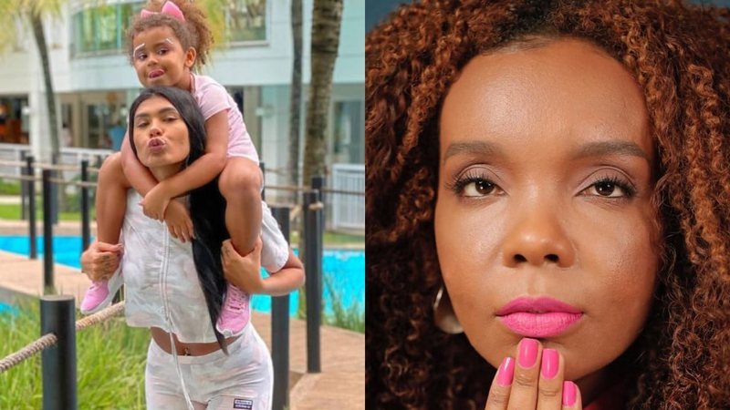 Ex-BBB Pocah critica ataques racistas e revela que filha é fã de carteirinha de Thelma Assis: "Ela inspira" - Reprodução/Instagram