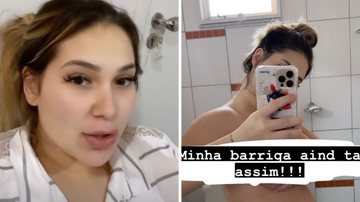 Um barrigão! Virgínia Fonseca se impressiona e exibe barriga saliente após o parto: "Ainda tá assim" - Reprodução/Instagram