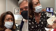 William Bonner mostra volta de Gloria Maria ao trabalho após apresentadora receber vacina contra Covid-19 - Instagram