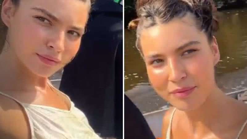 Juma em 'Pantanal', Alanis Guillen se clica grávida nos bastidores e agita fãs - Reprodução/Instagram