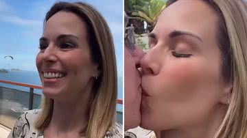 Ana Furtado celebra recuperação da Covid-19 com beijão de Boninho: "Curada!" - Reprodução/Instagram