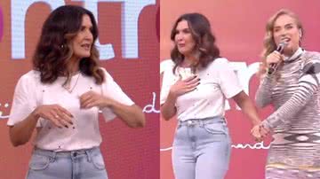 Angélica aparece do nada no 'Encontro' e Fátima Bernardes se emociona - Reprodução/TV Globo