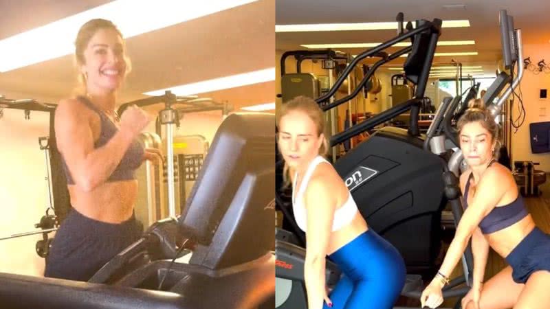 Angélica e Grazi Massafera pegam pesado no treino e mostram ótima forma: “Gatas” - Reprodução / Instagram