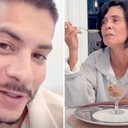 Paz selada! Arthur Aguiar ironiza após mãe voltar a frequentar sua casa: "Finge que tá feliz" - Reprodução/Instagram