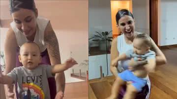 Ex-BBB Bianca Andrade mostra primeiros passos do filho e se emociona: "Felicidade" - Reprodução/Instagram