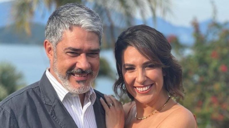 William Bonner a esposa roubam a cena em casamento que reuniu a nata da Globo - Reprodução/Instagram