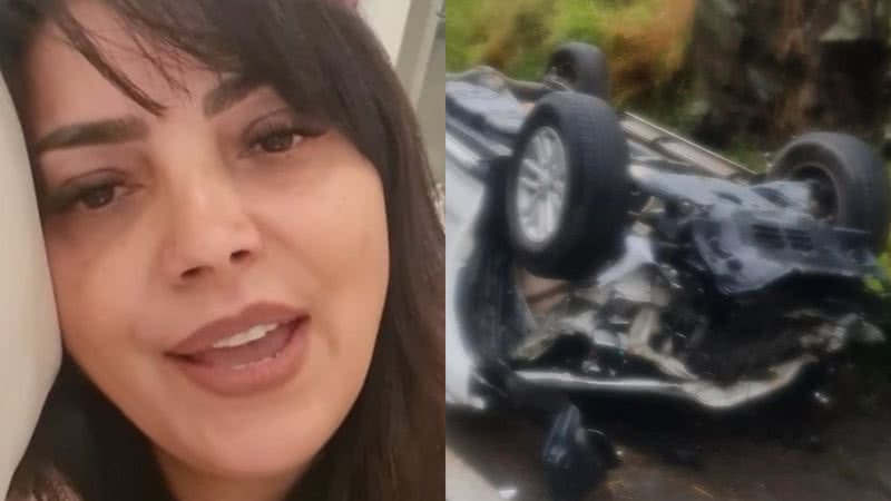 Cantora gospel Eyshila Santos sofre acidente gravíssimo de carro com marido - Reprodução/Instagram