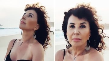 Aos 71 anos, Claudia Alencar vai à praia e deixa alcinha cair: "Sensualize-se" - Reprodução/Instagram