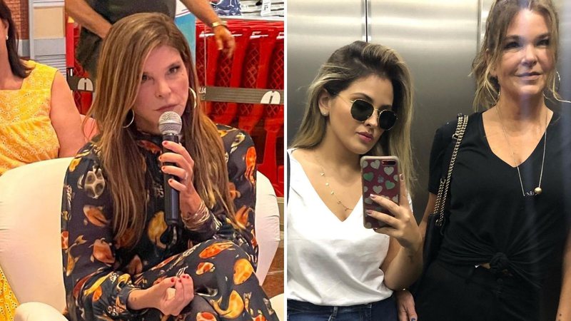 Cristiana Oliveira se divide entre o 'namorido' e filha de 34 anos: "Mora comigo" - Reprodução/TV Globo