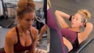 Aos 48 anos, Danielle Winits ostenta barriga trincada em treino pesado: "Sarada" - Reprodução/Instagram