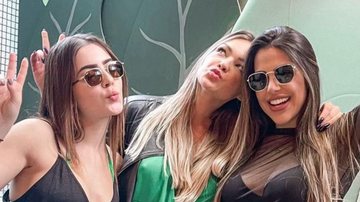 Ex-BBBs Jade, Bárbara e Laís se reúnem com looks sexies e provocam: "Malvadas em ação" - Reprodução/TV Globo