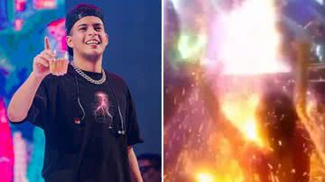 Felipe Amorim solta fogos em show e causa ferimento grave em fã de 16 anos - Reprodução/Instagram