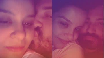 Fernando e Maiara aparecem em clima de amor na cama - Reprodução/Instagram