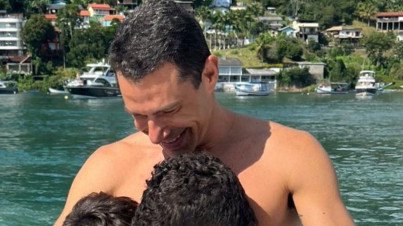 Filhos de Wanessa passeiam de iate com o papai bilionário: "Família abençoada" - Reprodução/TV Globo