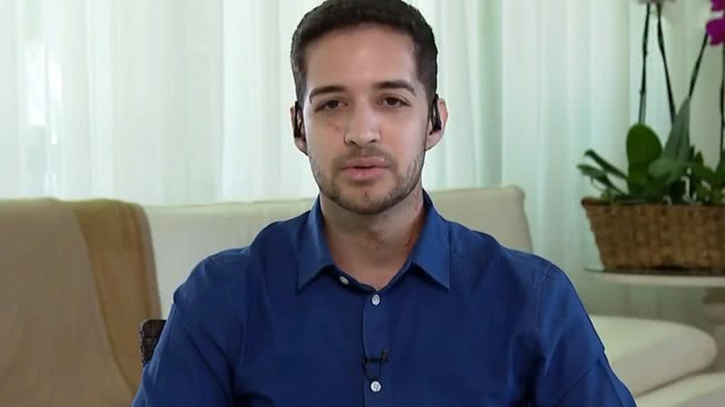 Gabriel Luiz, repórter que foi esfaqueado, revela detalhes do crime - Reprodução/TV Globo