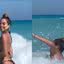 Ex-BBB Isabella Cecchi tenta sensualizar e é levada pelo mar: "Desengonçada"