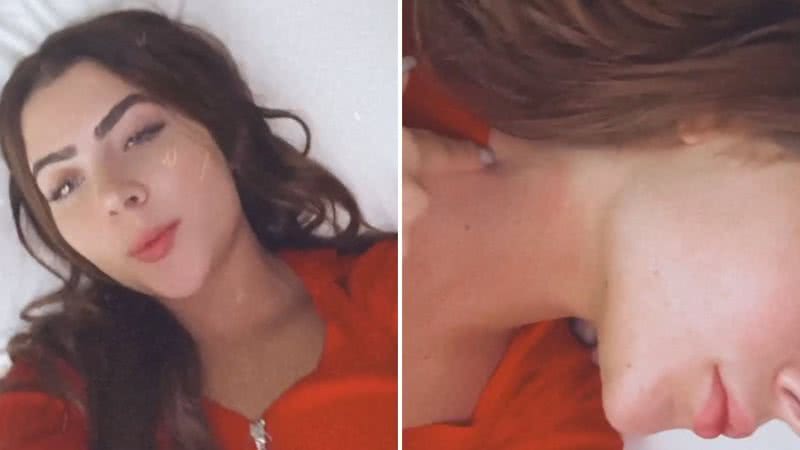 Jade Picon surge com hematoma no pescoço e relata acidente em casa: "Me queimei" - Reprodução/Instagram