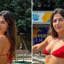 Filha do cantor Leonardo posa de biquíni após perder 30 kg: "Feliz demais" - Reprodução/TV Globo