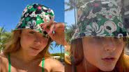 De biquíni fininho, Larissa Manoela dá close no bumbum e fãs piram - Instagram
