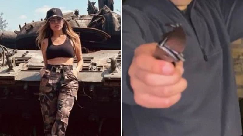 Liziane Gutierrez recebe ameaça de morte de soldado russo: "Não tenho medo" - Reprodução/Instagram