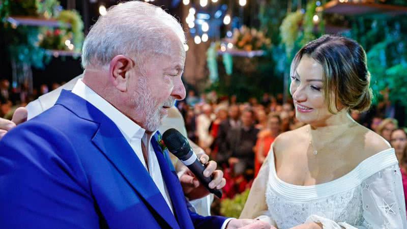 Apaixonados, Lula e Janja trocaram alianças em cerimônia de casamento - Ricardo Stuckert