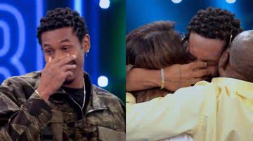 Ex-BBB Paulo André chora com surpresa dos pais no 'Domingão’: “Parece um sonho” - Reprodução / TV Globo
