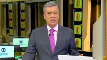 Roberto Kovalick se irrita com falha técnica e cutuca produção: "Endoidou" - Reprodução/TV Globo