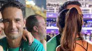 Em rara aparição juntos, Rodrigo Santoro troca beijos com a esposa na Sapucaí - Reprodução / Instagram