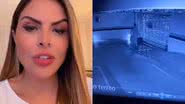 Silvye Alves mostra vídeo do suposto agressor pulando portão do prédio - Reprodução/Instagram