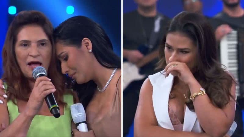Simone e Simaria choram agarradas à mãe ao reviverem passado: "Mundo desabou" - Reprodução/TV Globo