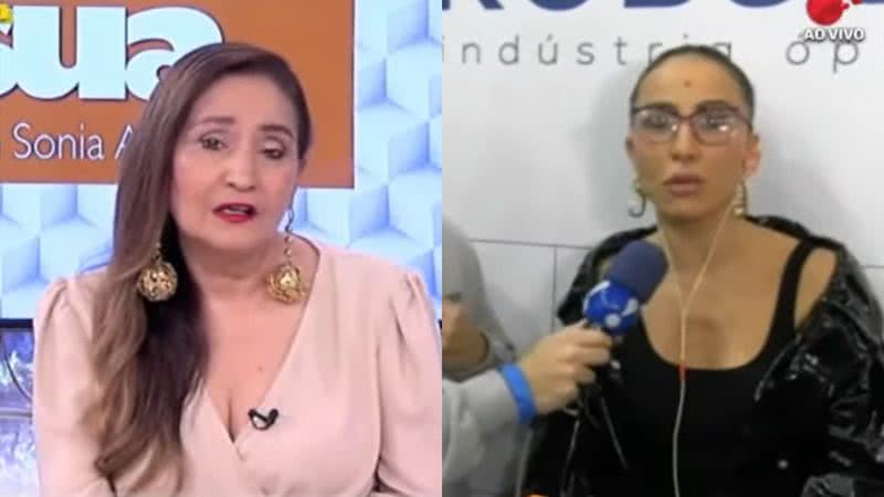 Sabrina Sato desmentiu uma informação dada pelo 'A Tarde É Sua' ao vivo enquanto falava com Sonia Abrão - Reprodução/RedeTV!/Instagram