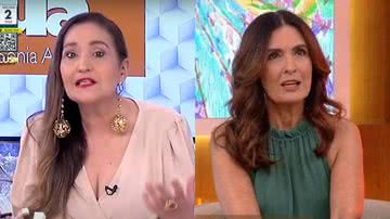 Sonia Abrão voltou a detonar Fátima Bernardes no 'A Tarde É Sua' e pediu Angélica no comando do 'The Voice Brasil' - Reprodução/TV Globo/RedeTV