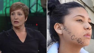 Sonia Bridi se oferece para remover tatuagem em jovem: "Eu pago" - Reprodução/TV Globo - TV VANGUARDA