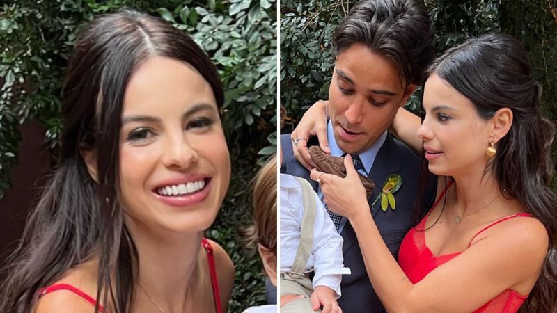 Filho de Sthefany Brito faz atriz passar perrengue em casamento: "Nada saiu como o esperado" - Reprodução/TV Globo