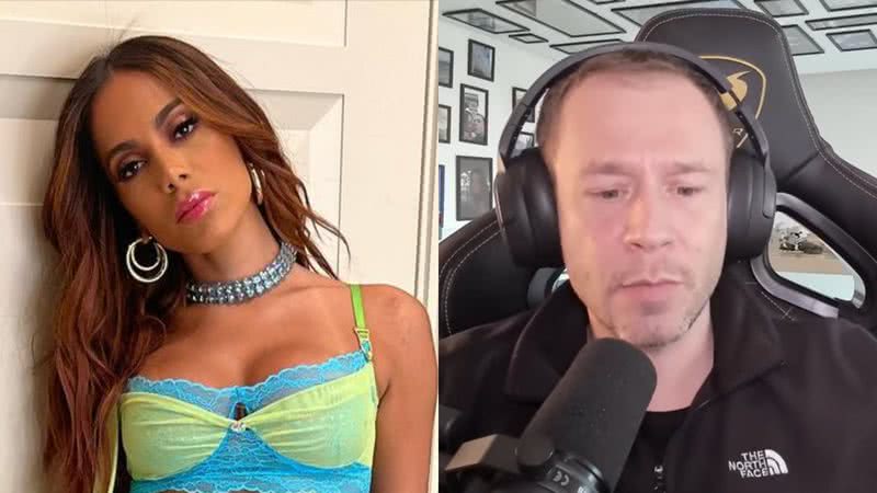 Tiago Leifert defende Anitta após polêmica envolvendo figurante - Instagram/YouTube